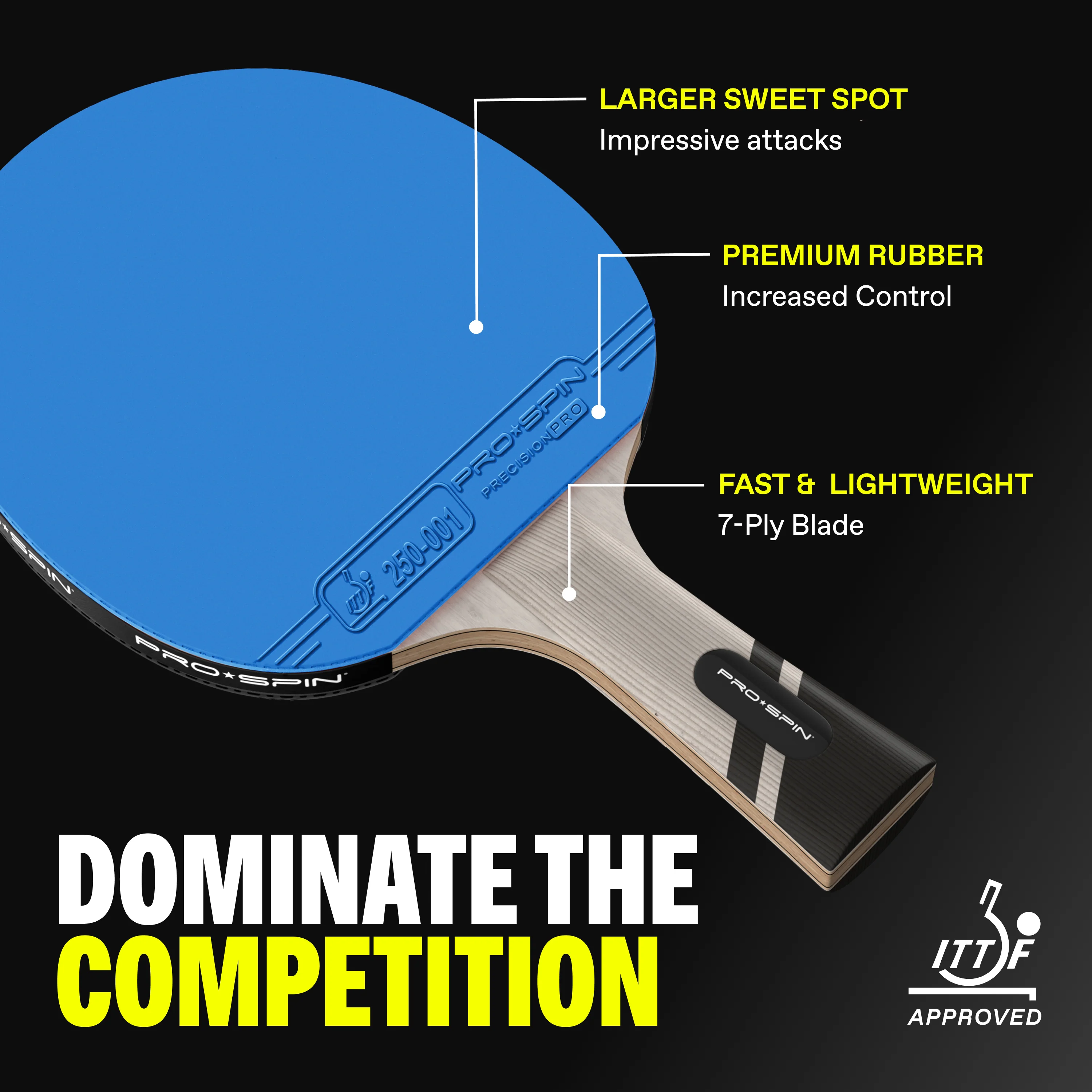 Carbon Fiber Ping Pong Paddles - 4-Player Competition Set - Image 19