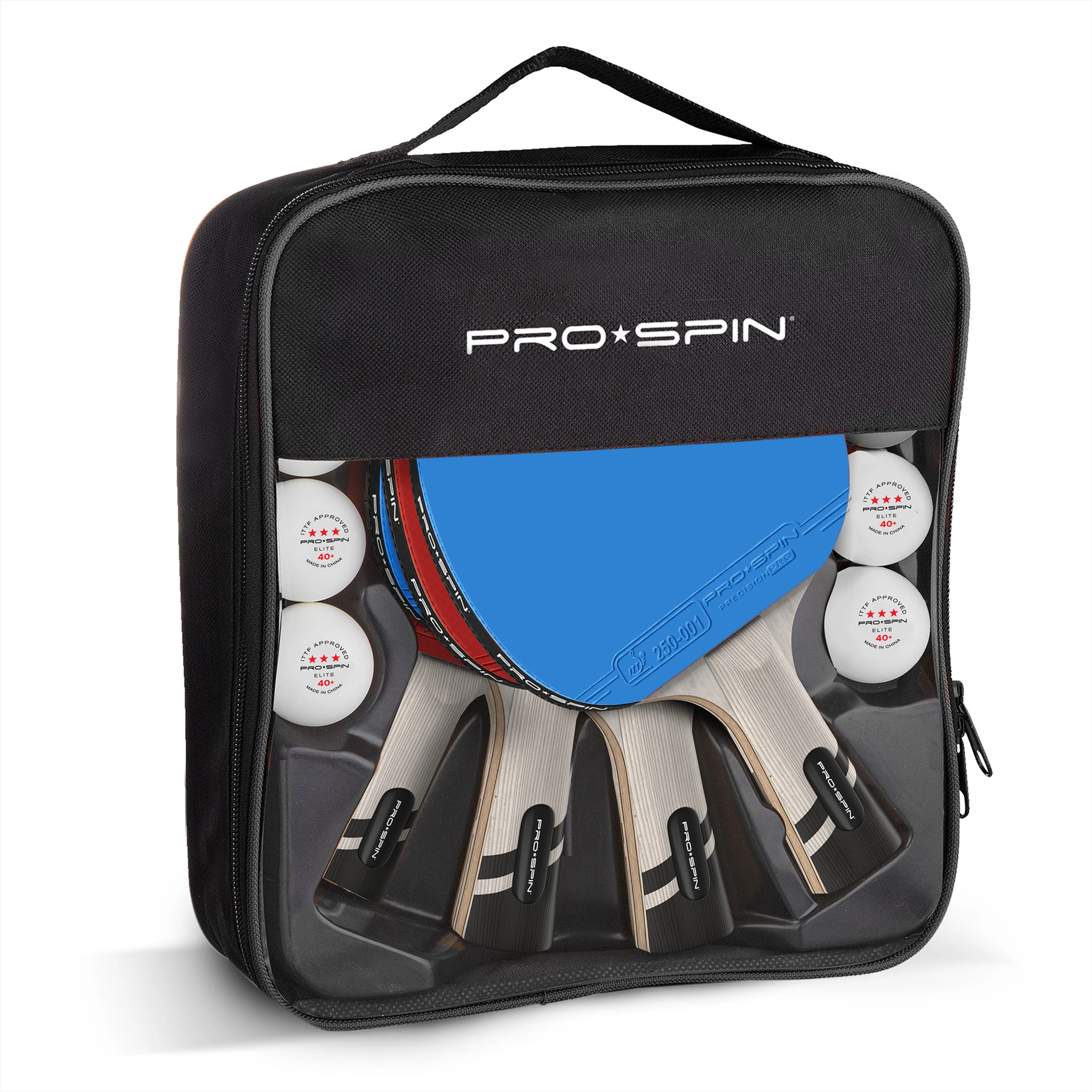 Carbon Fiber Ping Pong Paddles - 4-Player Competition Set - Image 9