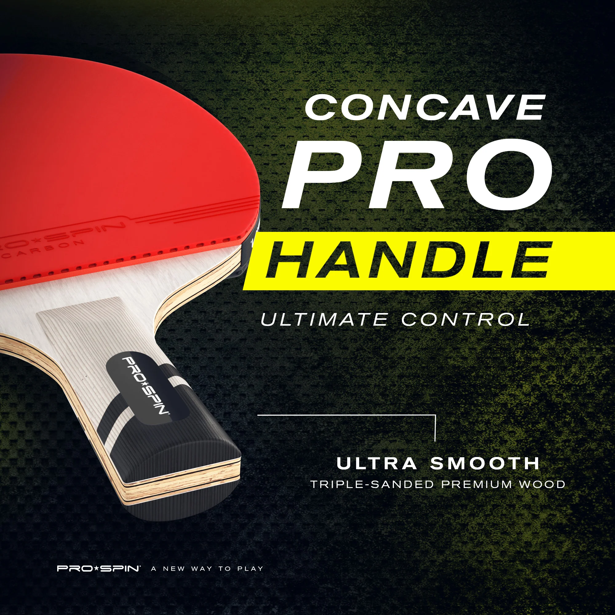 Carbon Fiber Ping Pong Paddle, Penhold Grip - Image 4