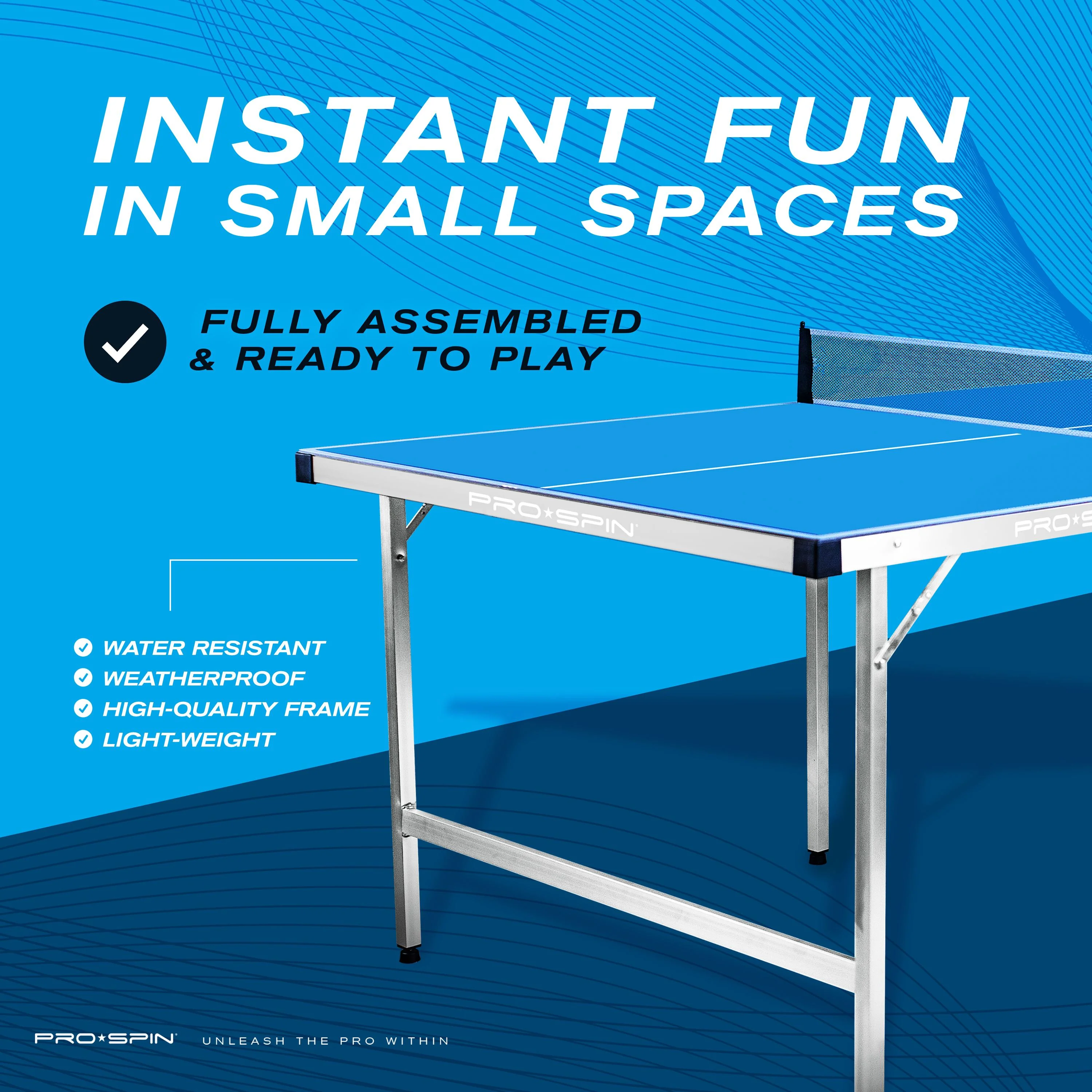 Midsize Ping Pong Table Set - Image 5