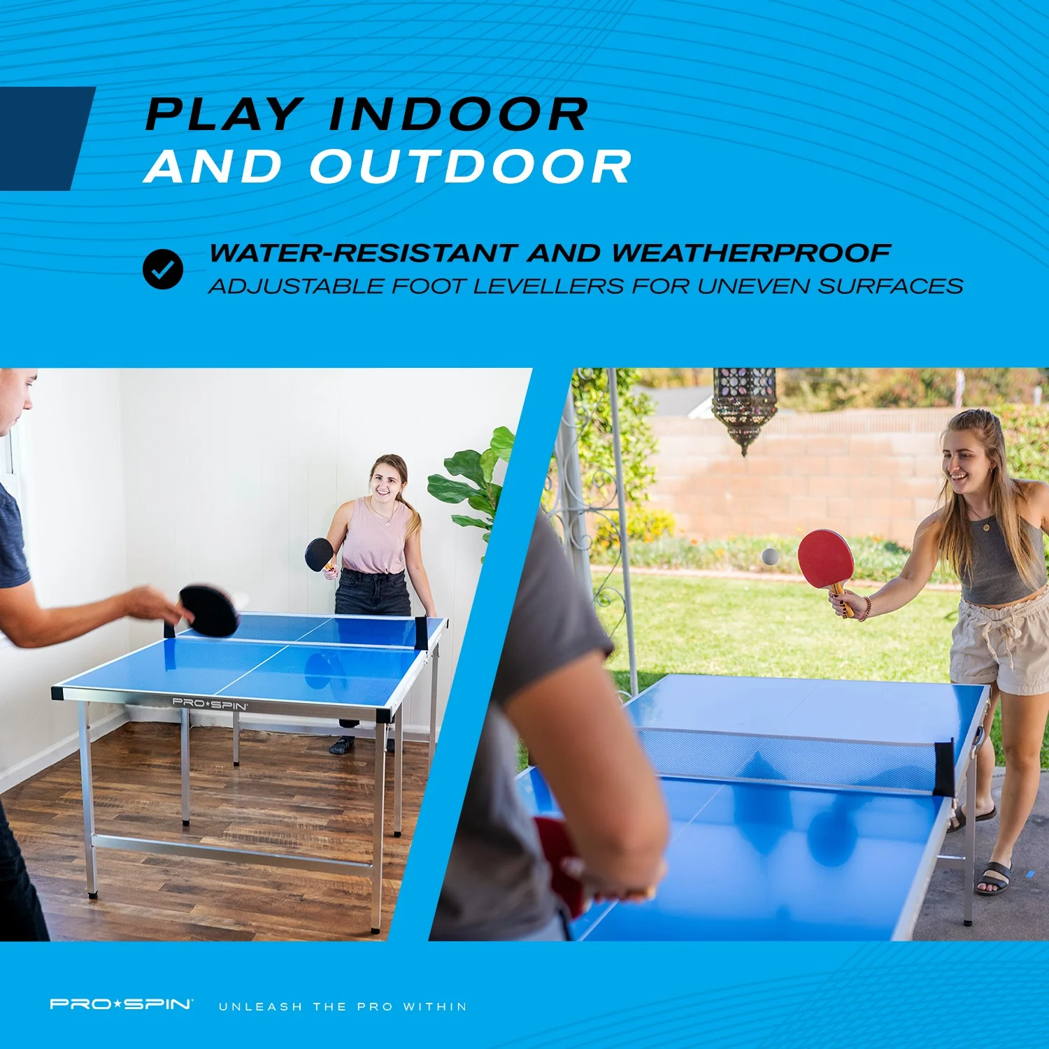 Midsize Ping Pong Table Set - Image 6