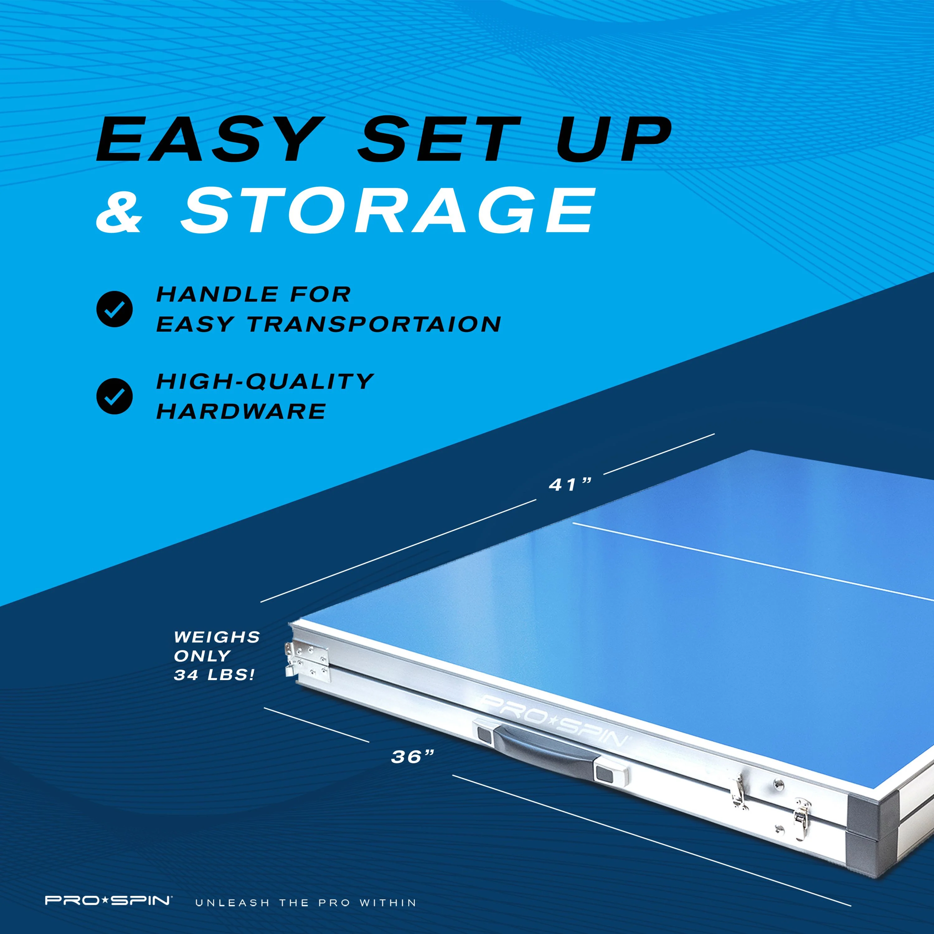 Midsize Ping Pong Table Set - Image 7