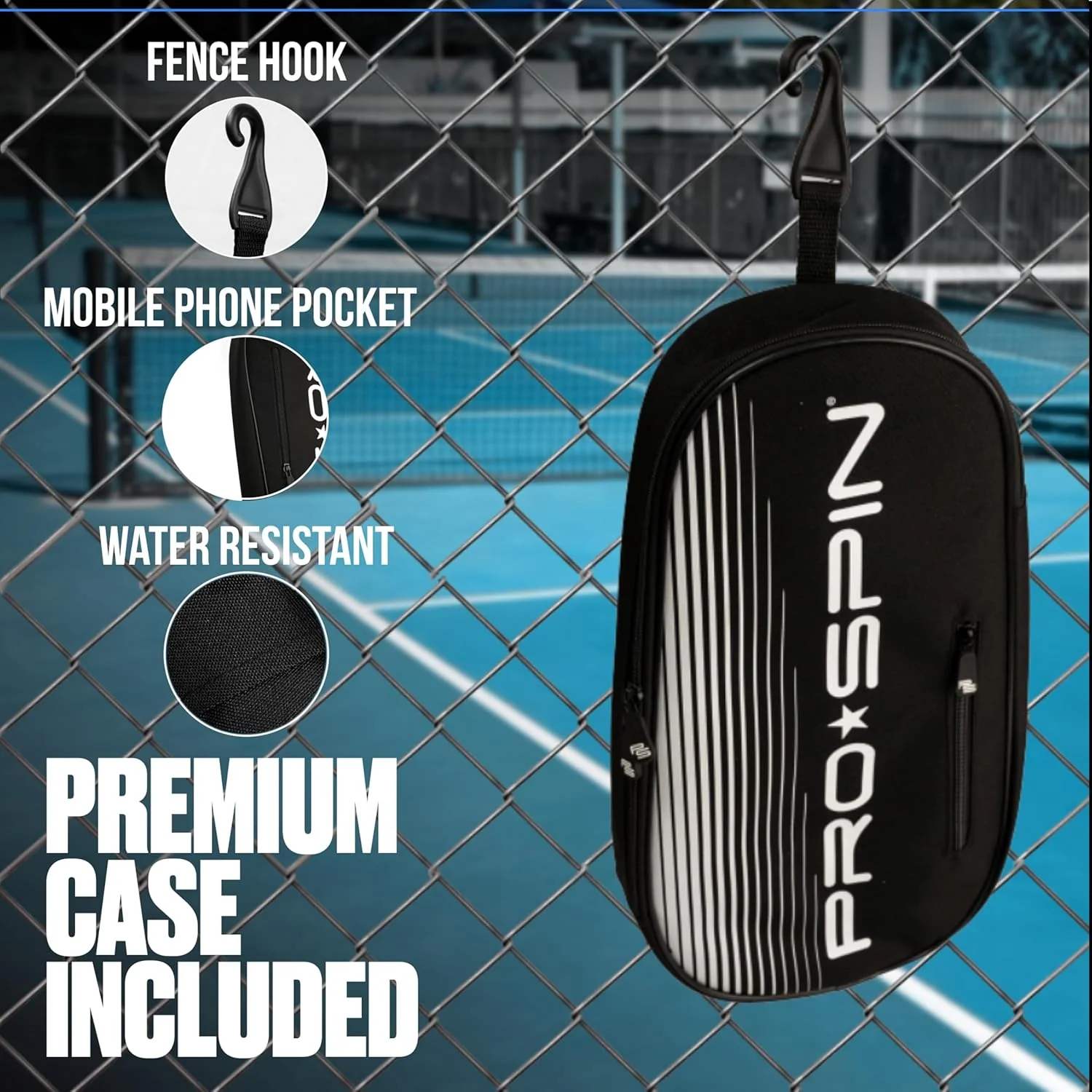 GFS-13 Pickleball Paddles 2-Player Set with Balls - Image 24