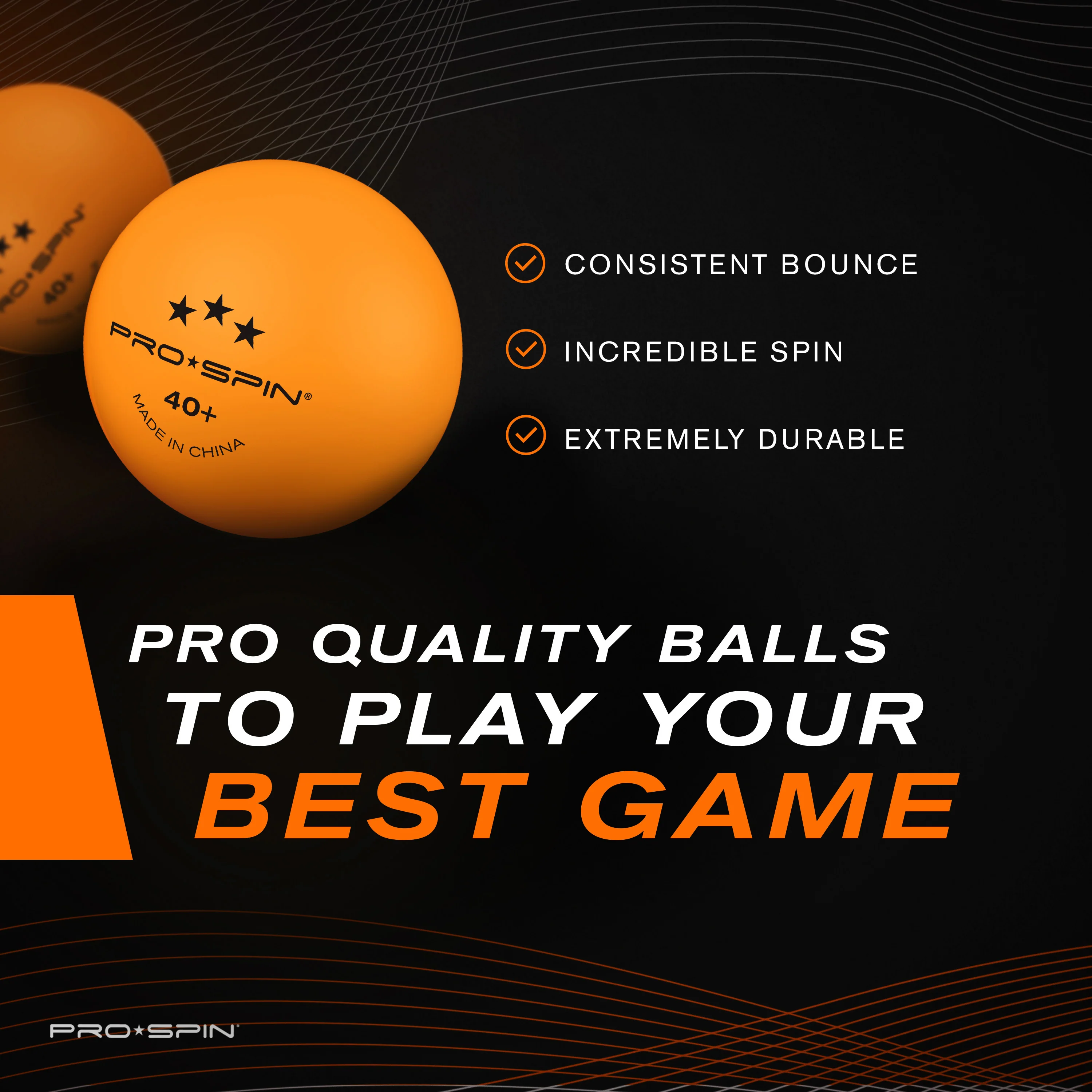 Orange High-Performance Table Tennis Balls - Image 13