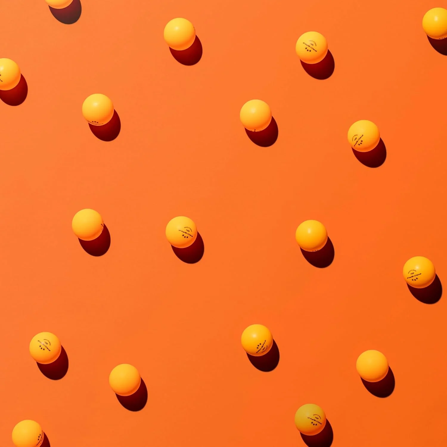 Orange High-Performance Table Tennis Balls - Image 15