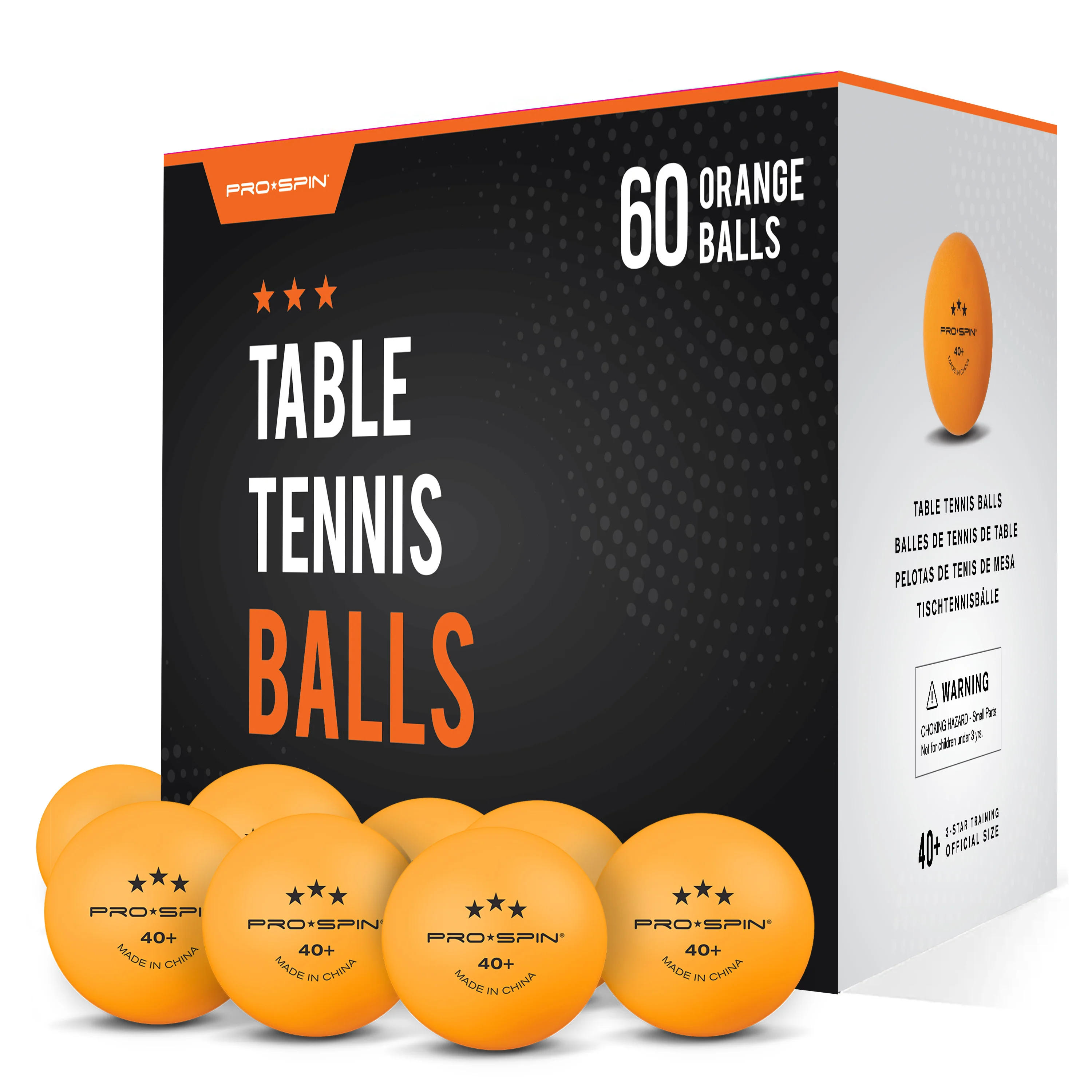 Orange High-Performance Table Tennis Balls - Image 19