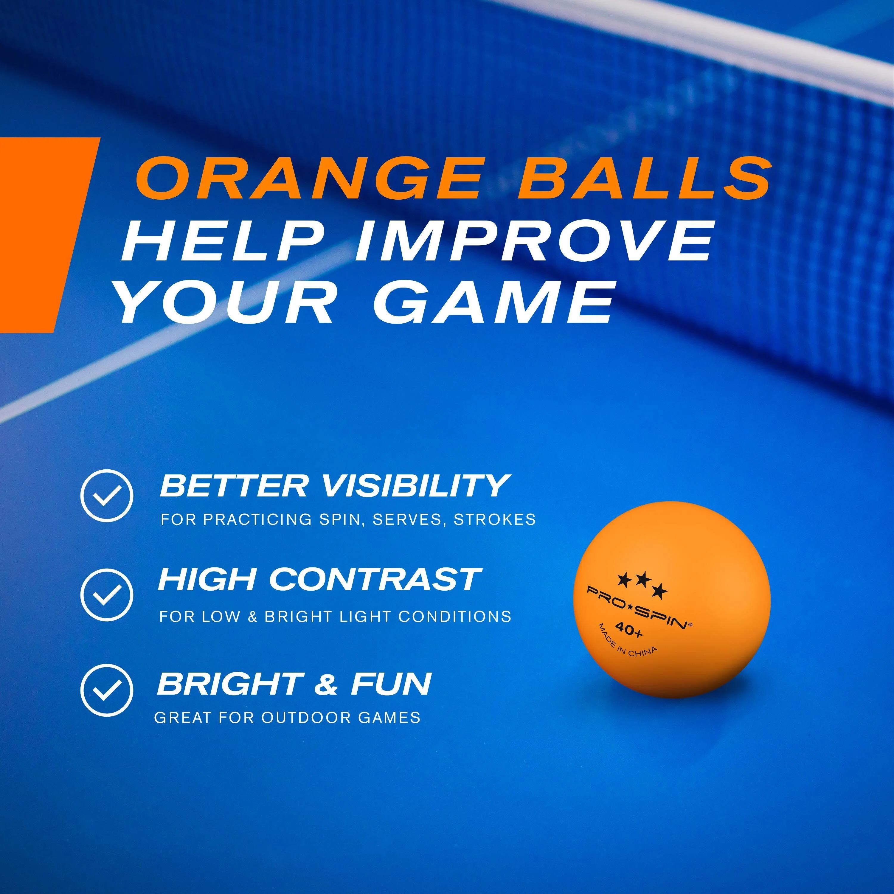 Orange High-Performance Table Tennis Balls - Image 22