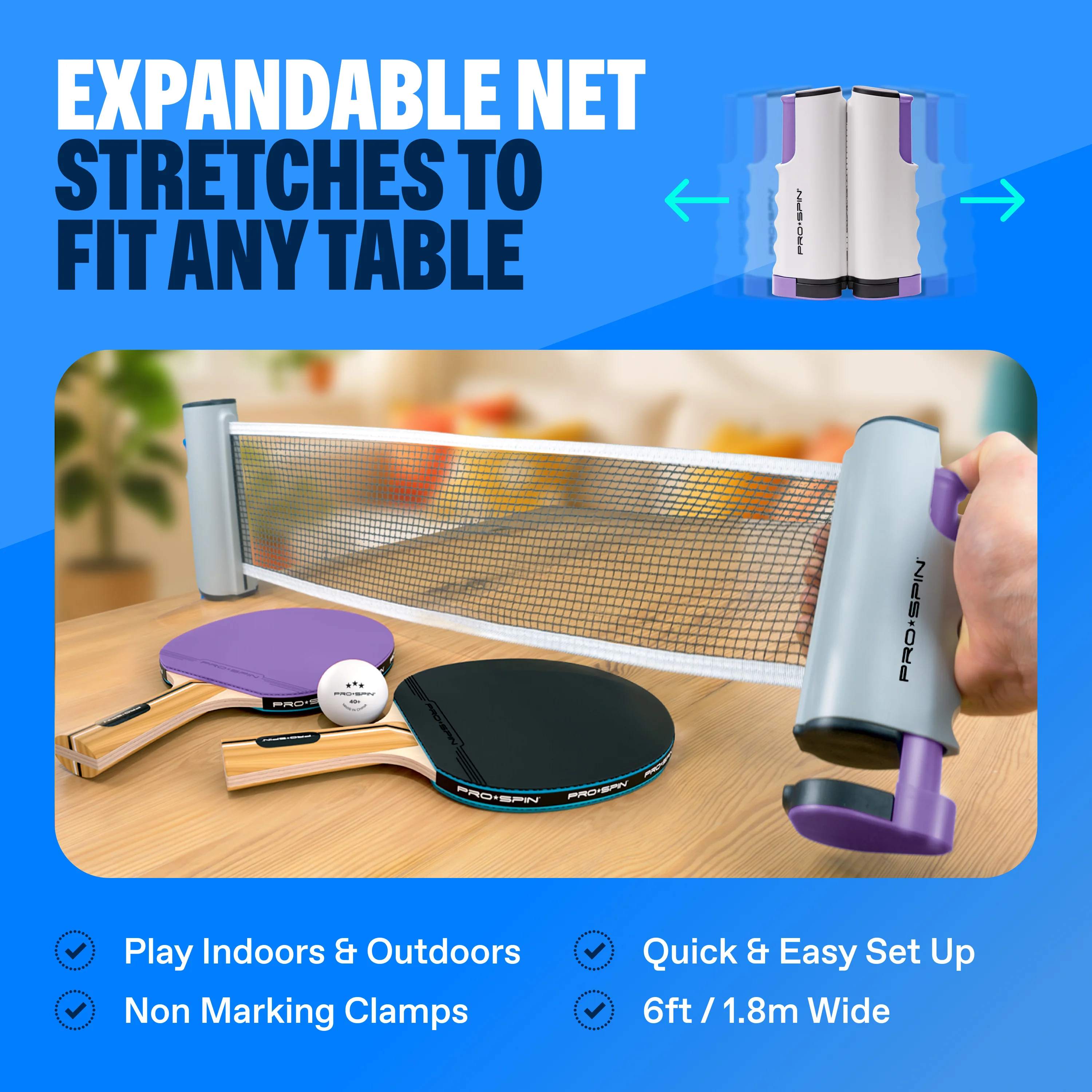 All-In-One Portable Ping Pong Set - Image 12