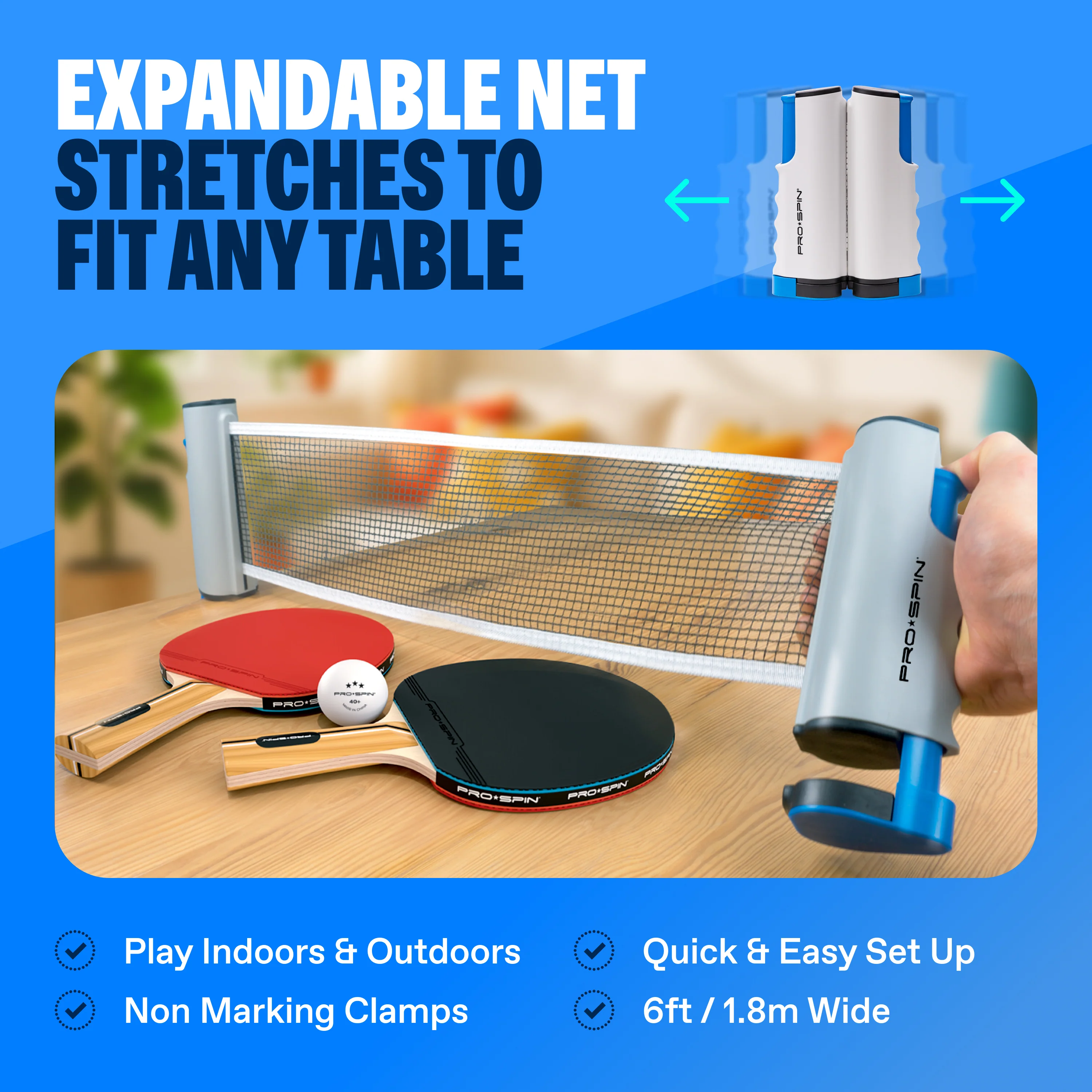 All-In-One Portable Ping Pong Set - Image 4